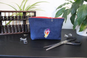 Moyenne pochette zippée