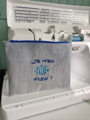 Moyenne pochette zippée